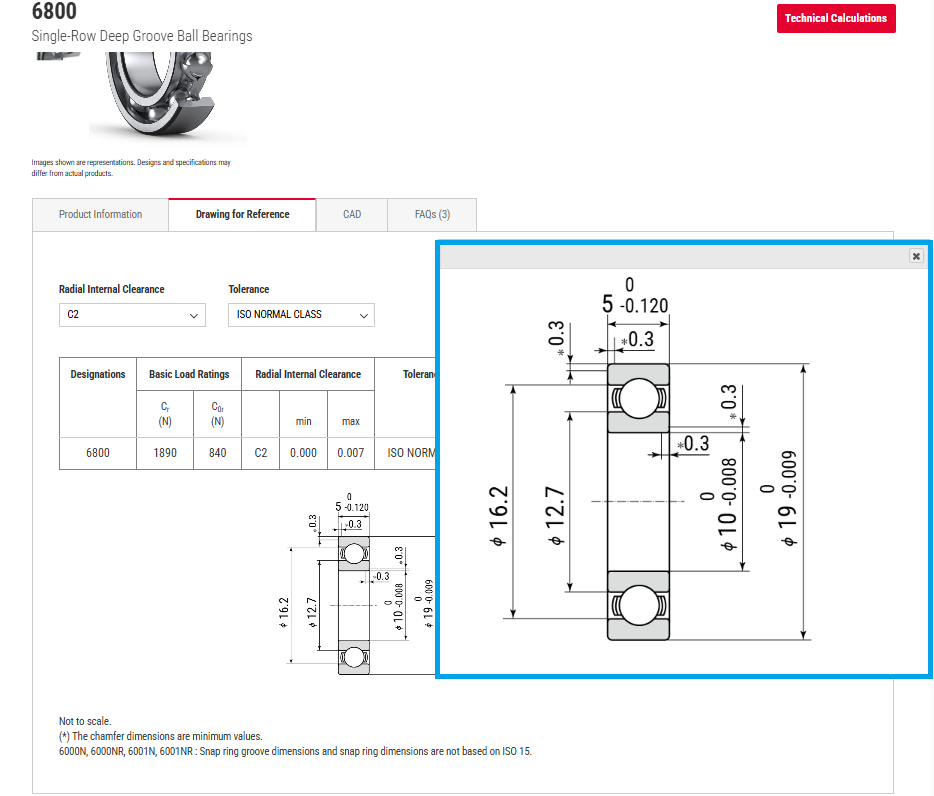 Drawing for Reference download screen